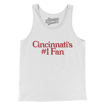 Cincinnati's Number 1 Fan Men/Unisex Tank Top-Allegiant Goods Co. Vintage Sports Apparel