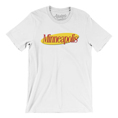 Minneapolis Seinfeld Men/Unisex T-Shirt-White-Allegiant Goods Co. Vintage Sports Apparel