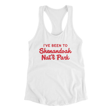 I've Been To Shenandoah National Park Women's Racerback Tank-Allegiant Goods Co. Vintage Sports Apparel