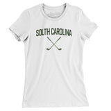 South Carolina Golf Women's T-Shirt-White-Allegiant Goods Co. Vintage Sports Apparel