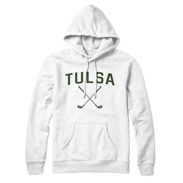 Tulsa Golf Hoodie-White-Allegiant Goods Co. Vintage Sports Apparel
