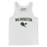 Wilmington Pickleball Men/Unisex Tank Top-White-Allegiant Goods Co. Vintage Sports Apparel