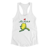 Alaska Golf Women's Racerback Tank-Allegiant Goods Co. Vintage Sports Apparel