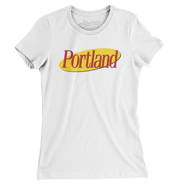 Portland Seinfeld Women's T-Shirt-Allegiant Goods Co. Vintage Sports Apparel