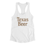 Texas Beer Women's Racerback Tank-Allegiant Goods Co. Vintage Sports Apparel
