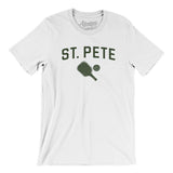 St. Pete Pickleball Men/Unisex T-Shirt-White-Allegiant Goods Co. Vintage Sports Apparel