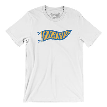 Golden State Pennant Men/Unisex T-Shirt-Allegiant Goods Co. Vintage Sports Apparel