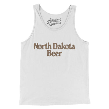 North Dakota Beer Men/Unisex Tank Top-Allegiant Goods Co. Vintage Sports Apparel