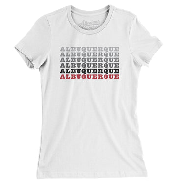 Albuquerque Repeat Women's T-Shirt-Allegiant Goods Co. Vintage Sports Apparel