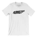 Tennessee State Shape Text Men/Unisex T-Shirt-Allegiant Goods Co. Vintage Sports Apparel