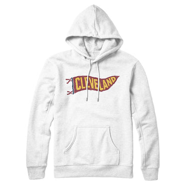 Cleveland Pennant Hoodie-Allegiant Goods Co. Vintage Sports Apparel