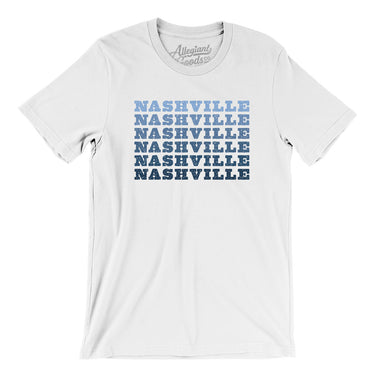Nashville Repeat Men/Unisex T-Shirt-White-Allegiant Goods Co. Vintage Sports Apparel