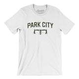 Park City Cycling Men/Unisex T-Shirt-White-Allegiant Goods Co. Vintage Sports Apparel