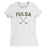 Tulsa Golf Women's T-Shirt-White-Allegiant Goods Co. Vintage Sports Apparel