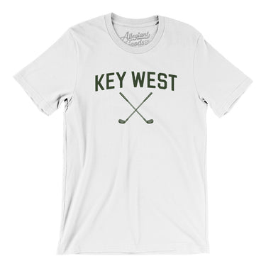 Key West Golf Men/Unisex T-Shirt-White-Allegiant Goods Co. Vintage Sports Apparel
