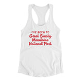 I've Been To Great Smoky Mountains National Park Women's Racerback Tank-Allegiant Goods Co. Vintage Sports Apparel