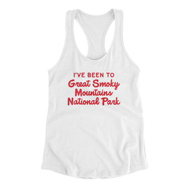 I've Been To Great Smoky Mountains National Park Women's Racerback Tank-Allegiant Goods Co. Vintage Sports Apparel