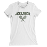 Jackson Hole Tennis Women's T-Shirt-White-Allegiant Goods Co. Vintage Sports Apparel