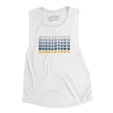 Morgantown Repeat Women's Flowey Scoopneck Muscle Tank-Allegiant Goods Co. Vintage Sports Apparel