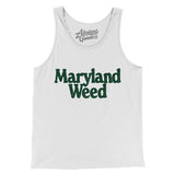 Maryland Weed Men/Unisex Tank Top-Allegiant Goods Co. Vintage Sports Apparel