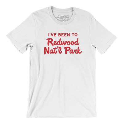 I've Been To Redwood National Park Men/Unisex T-Shirt-White-Allegiant Goods Co. Vintage Sports Apparel