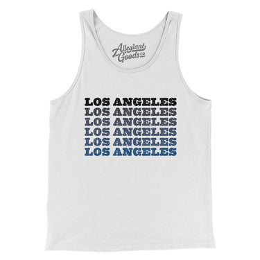 Los Angeles Repeat Men/Unisex Tank Top-Allegiant Goods Co. Vintage Sports Apparel