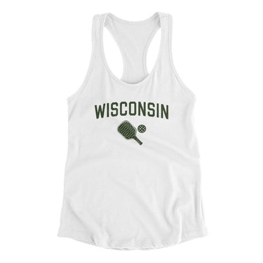 Wisconsin Pickleball in White Color
