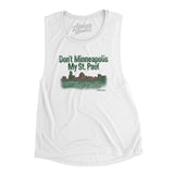Don't Minneapolis My St. Paul Women's Flowey Scoopneck Muscle Tank-Allegiant Goods Co. Vintage Sports Apparel