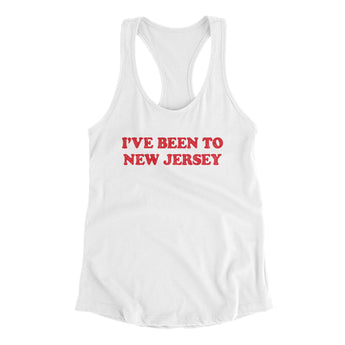 I've Been To New Jersey Women's Racerback Tank-Allegiant Goods Co. Vintage Sports Apparel