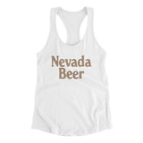 Nevada Beer Women's Racerback Tank-Allegiant Goods Co. Vintage Sports Apparel