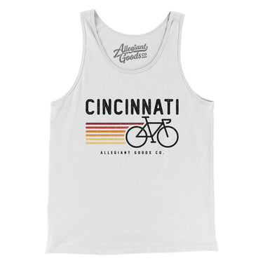 Cincinnati Cycling Men/Unisex Tank Top-Allegiant Goods Co. Vintage Sports Apparel