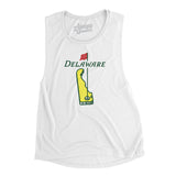 Delaware Golf Women's Flowey Scoopneck Muscle Tank-Allegiant Goods Co. Vintage Sports Apparel