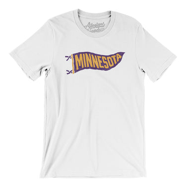 Minnesota Pennant Men/Unisex T-Shirt-Allegiant Goods Co. Vintage Sports Apparel