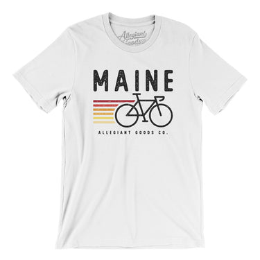 Maine Cycling Men/Unisex T-Shirt-Allegiant Goods Co. Vintage Sports Apparel