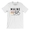 Maine Cycling Men/Unisex T-Shirt-White-Allegiant Goods Co. Vintage Sports Apparel