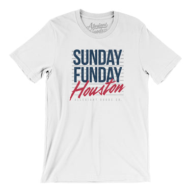Sunday Funday Houston Men/Unisex T-Shirt-Allegiant Goods Co. Vintage Sports Apparel