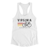 Virginia Cycling Women's Racerback Tank-Allegiant Goods Co. Vintage Sports Apparel