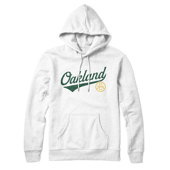 Oakland Vintage Script Hoodie-Allegiant Goods Co. Vintage Sports Apparel