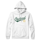 Oakland Vintage Script Hoodie-Allegiant Goods Co. Vintage Sports Apparel