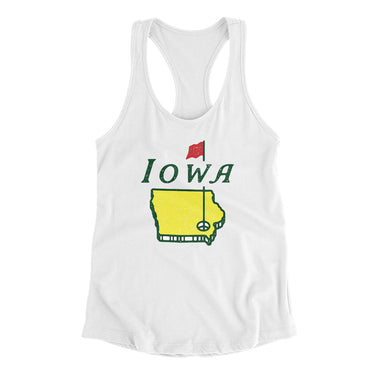 Iowa Golf Women's Racerback Tank-Allegiant Goods Co. Vintage Sports Apparel