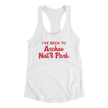 I've Been To Arches National Park Women's Racerback Tank-Allegiant Goods Co. Vintage Sports Apparel