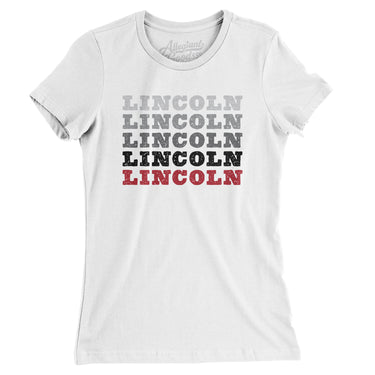Lincoln Repeat Women's T-Shirt-Allegiant Goods Co. Vintage Sports Apparel