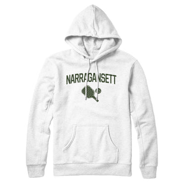 Narrangansett Pickleball Hoodie-White-Allegiant Goods Co. Vintage Sports Apparel