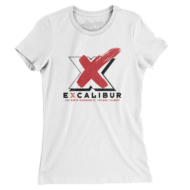 Excalibur Chicago Women's T-Shirt-White-Allegiant Goods Co. Vintage Sports Apparel