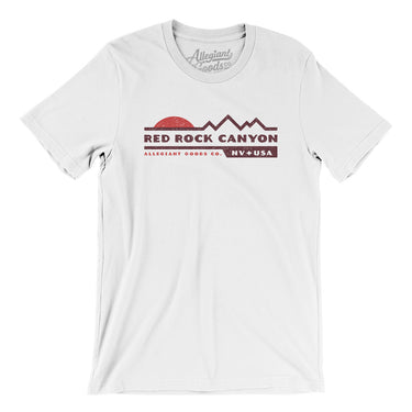 Red Rock Canyon Sunset Men/Unisex T-Shirt-White-Allegiant Goods Co. Vintage Sports Apparel