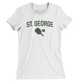St. George Pickleball Women's T-Shirt-White-Allegiant Goods Co. Vintage Sports Apparel