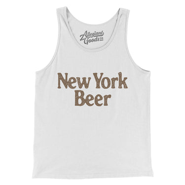 New York Beer Men/Unisex Tank Top-Allegiant Goods Co. Vintage Sports Apparel