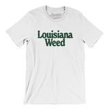 Louisiana Weed Men/Unisex T-Shirt-White-Allegiant Goods Co. Vintage Sports Apparel
