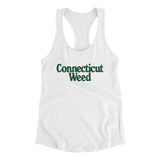 Connecticut Weed Women's Racerback Tank-Allegiant Goods Co. Vintage Sports Apparel