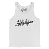 Las Vegas Nv Overprinted Men/Unisex Tank Top-Allegiant Goods Co. Vintage Sports Apparel